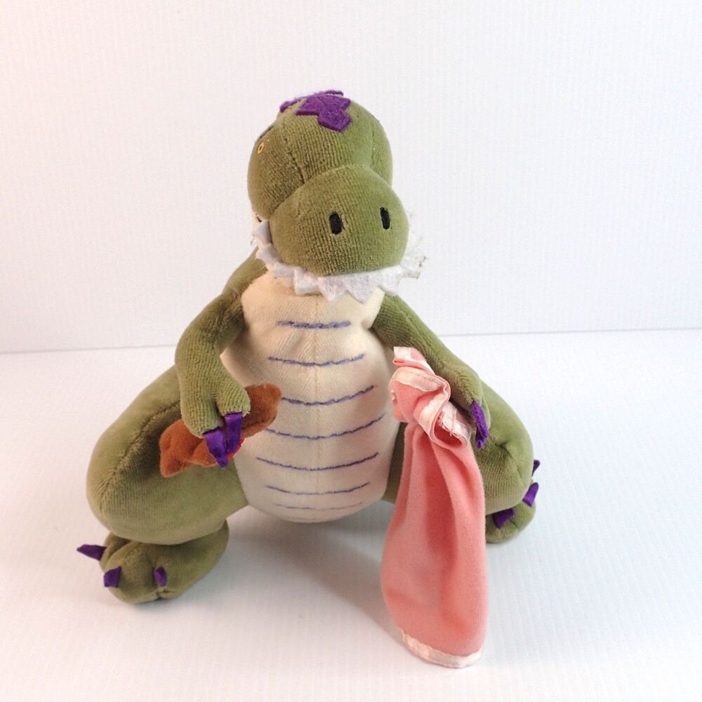 How Do Dinosaurs Say Goodnight? 10" 2000 Holding Teddy Bear & Blanket Plush